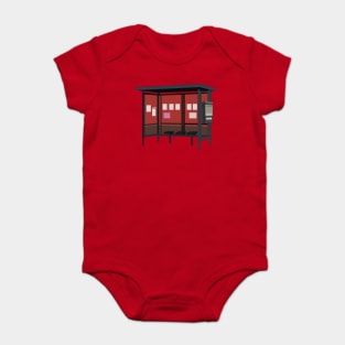 Dark bus stop Baby Bodysuit